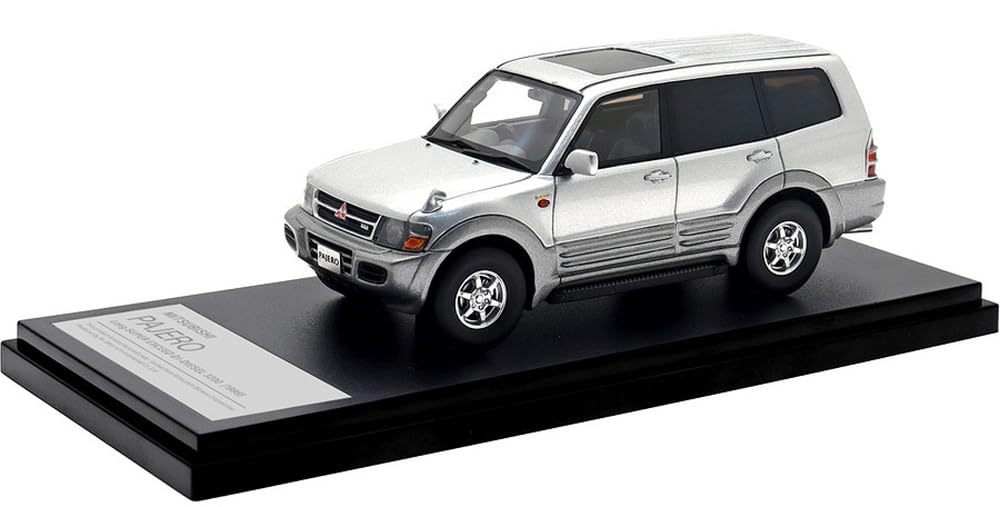 Межсоюзный Hi Story Mitsubishi PAJERO Long SUPER EXCEED 3200 Сатиновый Серебристый Готовая Модель 1/43 DI-DIESEL (1999) Серебро/Королева