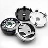 NADH5 4/8PCS 56 60mm Car Styling Wheel Center Hub Caps Rim Cover Badge Emblem Sticker For Skoda Rapid Octavia A5 RS Kodiaq Fabia A7