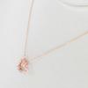 ESTELLE [WEB Exclusive] Cubic Zirconia 10K Pink Gold Heart Motif Necklace 0452-1190-0015-0000