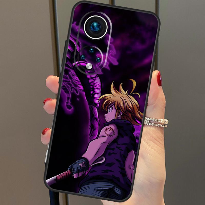 Чехол «Семь смертных грехов Meliodas» для Honor 50 Lite, чехол для Huawei P20 P30 P40 Pro Nova 9 5T P Smart 2021 8X 9X 10i