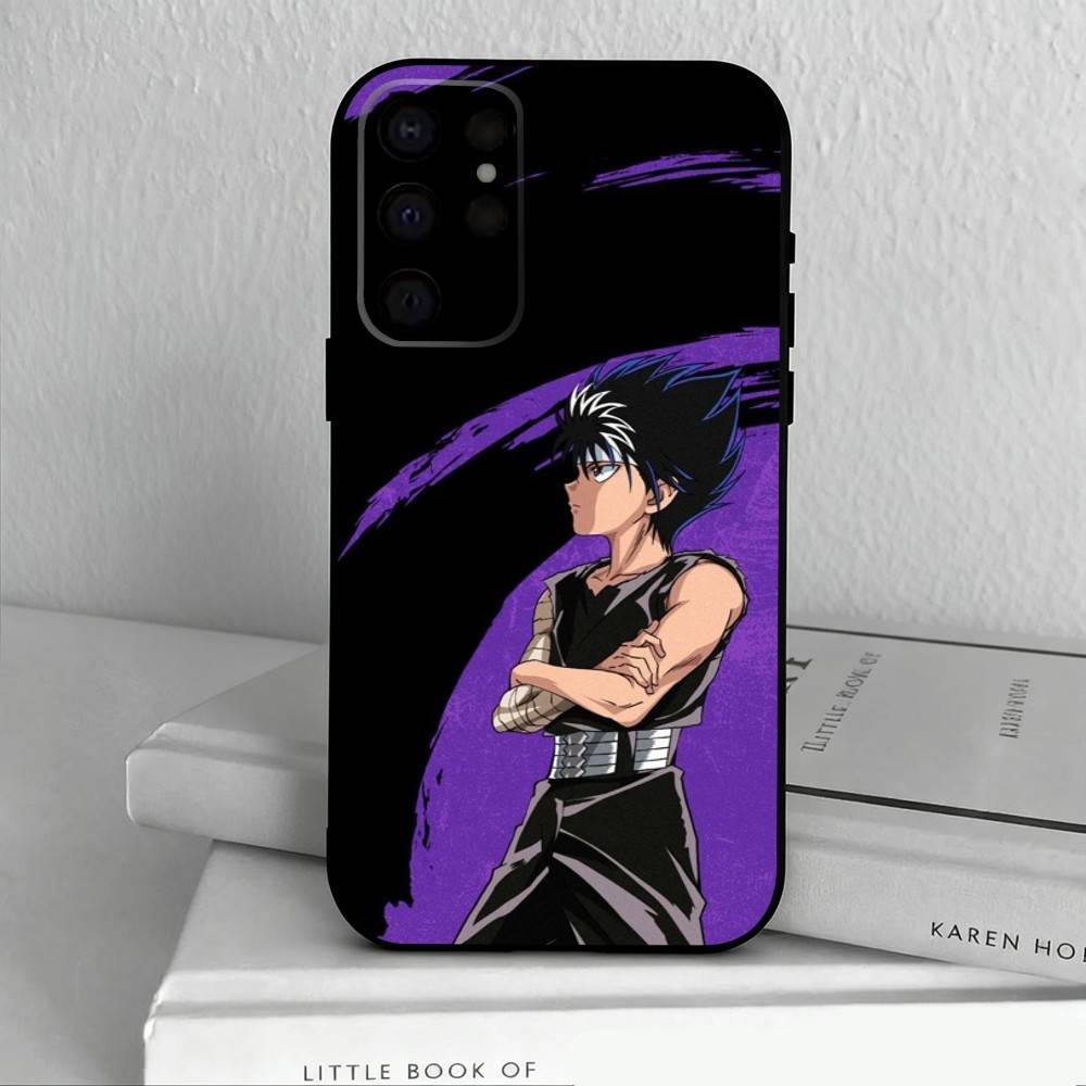Anime Y-Yu Yu H-Hakusho-O Phone Case For Samsung S25,S24,S21,S22,S23,S30,Ultra,S20,Plus,Others Soft Black Cover