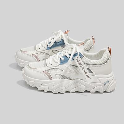 Обувь для папы, женская весенняя, новая, на толстой подошве, повышающая рост, универсальная спортивная обувь, модная повседневная обувь