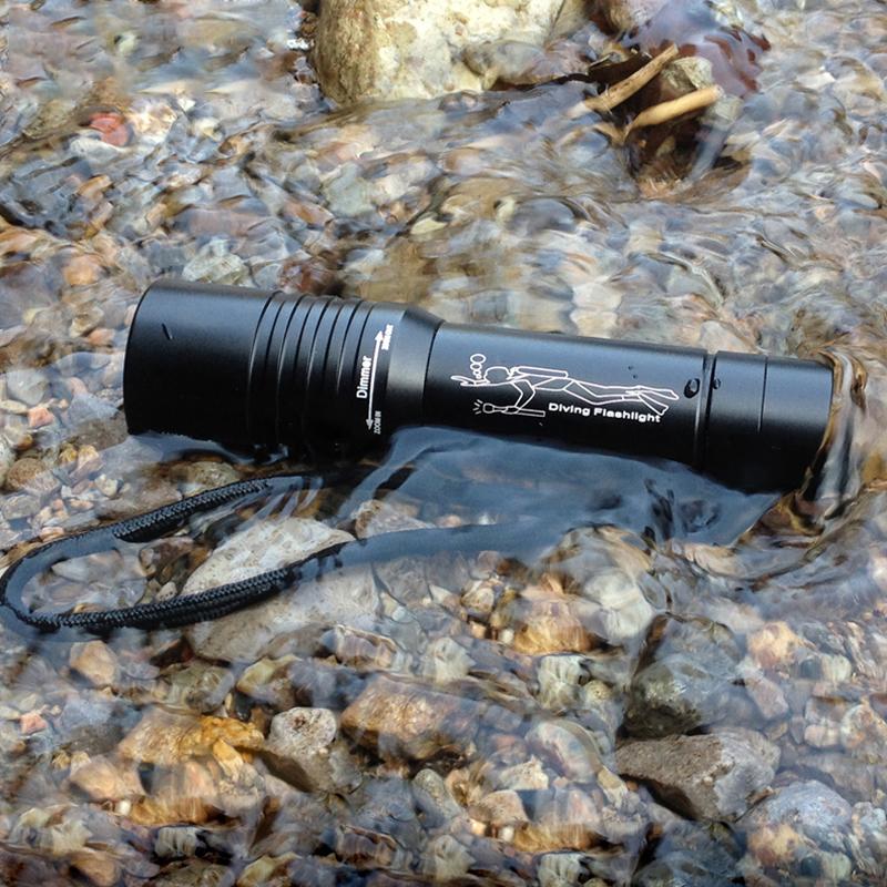 Профессиональный фонарик для дайвинга, высокий люмен 50000LM, мощный фонарик T6 с фитилем, портативный светильник для дайвинга, вращающаяся лампа для дайвинга