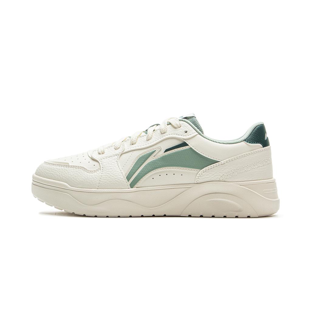 Li-Ning Youthful Classic Fashion Versatile White Sneakers Men Sneakers Light-Green AGCV179-2