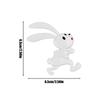 Car Bunny Bumper Sticker Cute Auto Animal Adhesive Decoration Car Side Rear Trunk Emblem Rabbit Stickers for Hood Door Auto Body