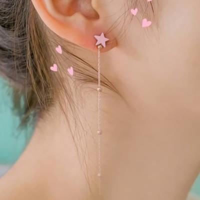 Женские Серьги Серебряная Игла Повседневные N115