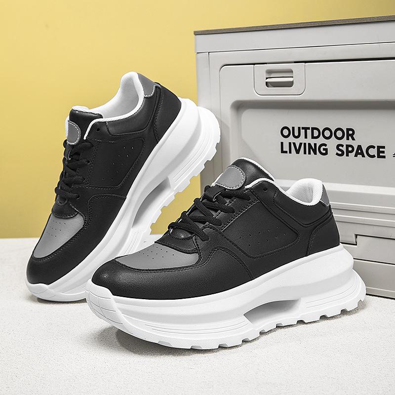 Мужские модные кроссовки "Dad Shoes" с толстой подошвой, увеличивающие рост на 6 см - Спортивный повседневный стиль