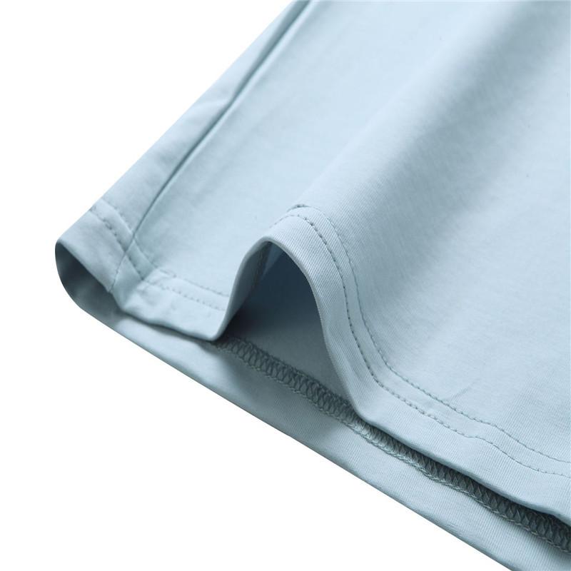 Men's Fashion Short Sleeves Casual T-shirt Comfortable Cotton Tee