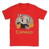 Mens TShirts Cuphead Fists Vintage 100 Cotton Tees Short Sleeve  T Shirts Crew Neck Clothing Adult