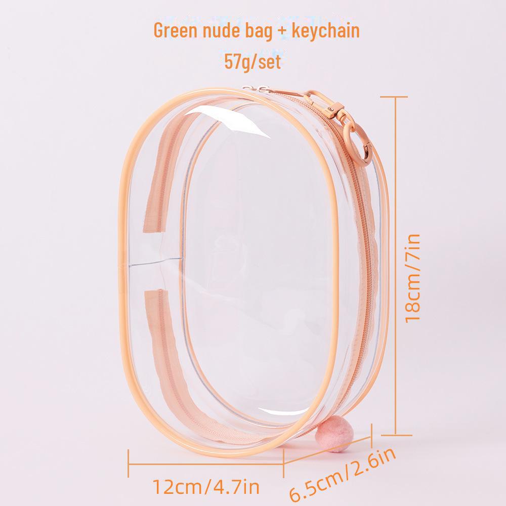 Защитный чехол из винила Labubu: Высокопрозрачная пылезащитная подвесная сумка для аниме-кукол