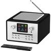 Système Musical - MAJORITY - Homerton II - Noir - Bluetooth - Radio DAB+ - Lecteur CD