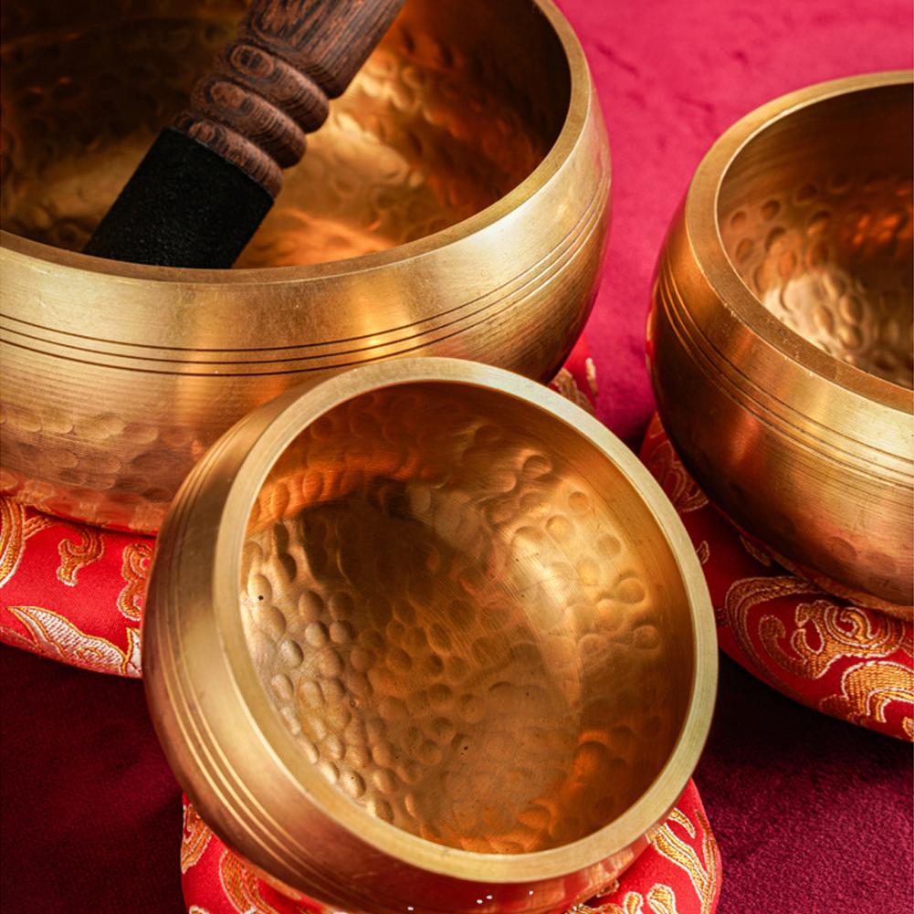 Набор тибетских поющих чаш Медитационная звуковая чаша Медитация йога Чаша для пения Уникальные духовные подарки для женщин и мужчин