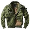 USA NAVY MILITARY STYLE AIR FORCE TYPE FLIGHT JACKET BLOUSON JUMPER GARRISON IN AUSTRALIA 3 COLLAR [AONFIT] A-2 (M, Green)