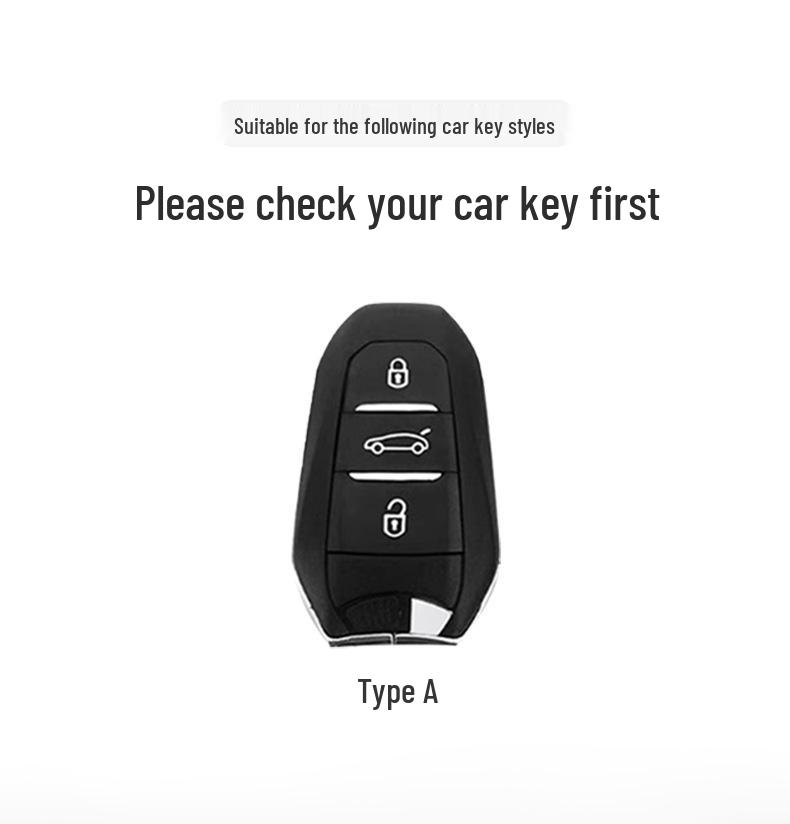 Citroen Key Cover: Fits Versailles, C5X, C6, AIRCROSS, Tianyi C5 - Drop Protection Sleeve