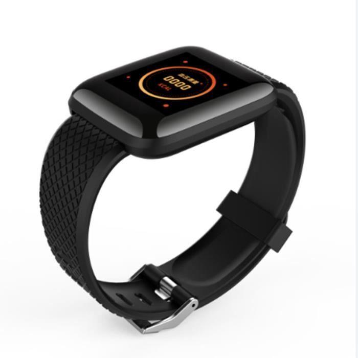 ID116plus push уведомления о звонках, мониторинг сердечного ритма, подсчет шагов, водонепроницаемые многофункциональные спортивные часы