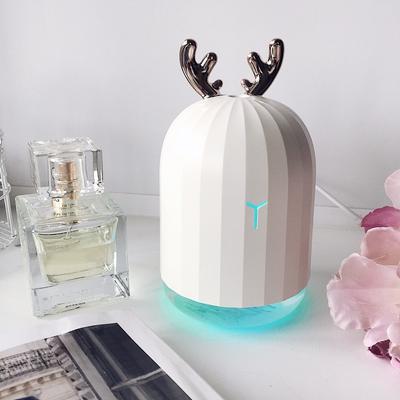 Увлажнитель воздуха White Deer Ультразвуковой диффузор для ароматерапии с красочным светодиодным ночником Mini Usb Диффузор эфирного масла для автомобиля