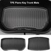 For Tesla Model 3+ 2024-2024 Upgrade TPE Front Storage Box Pad Rear Trunk Mat Waterproof Protective Liner Trunk Tray Floor Mat