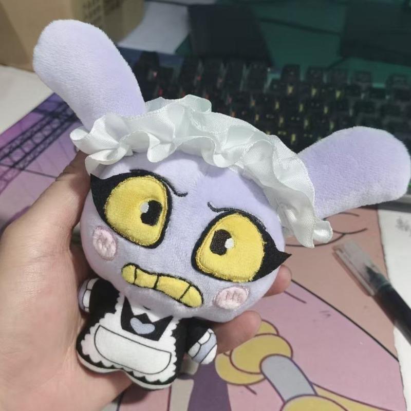 10cm Fantastic Digital Carnival Pomni Cotton Doll Cute Soft Jax Plush Doll Animated Style Decoration Collection Kids Toys Gifts