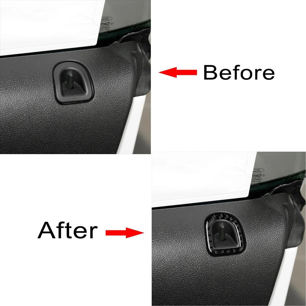 Для Ford Mustang 2009-2014 автомобильный дверной замок, ручка, наклейка, наклейка из углеродного волокна, внутренняя отделка, аксессуары для Мустанга