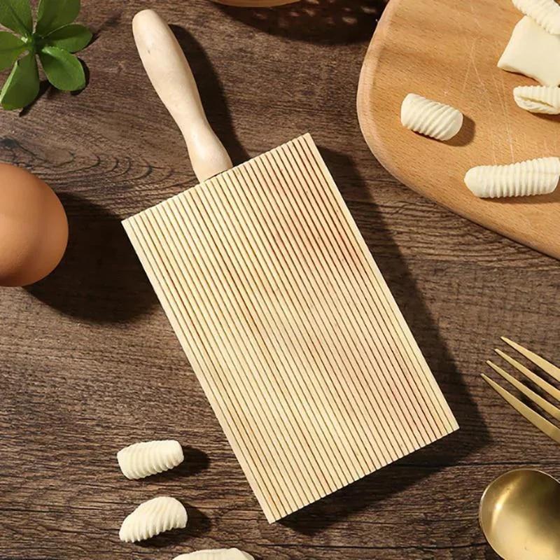 Кухонные инструменты для приготовления пищи Деревянная доска для гарганелли Практичная для приготовления ньокки и макарон Мелкие принадлежности Креативные аксессуары Принадлежности