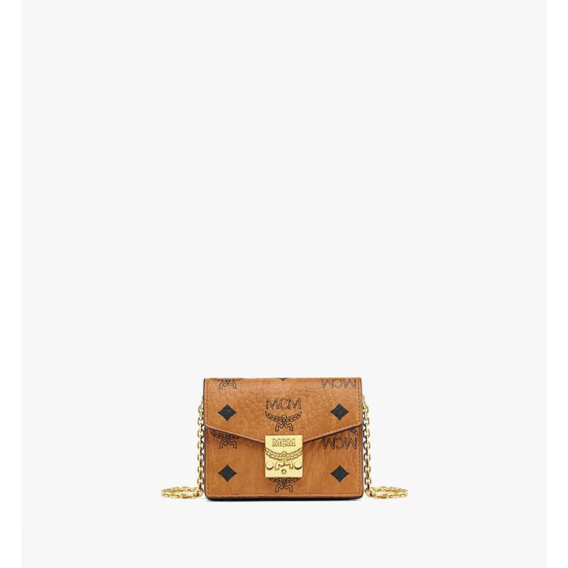 MCM TRACY Mini Flap Chain Wallet & Card Holder