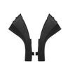 Pair Front Wiper Side Cowl Extension Cover Trim Black For Toyota For RAV4 06-12 Front Windshield Wiper Cover 53867-42012