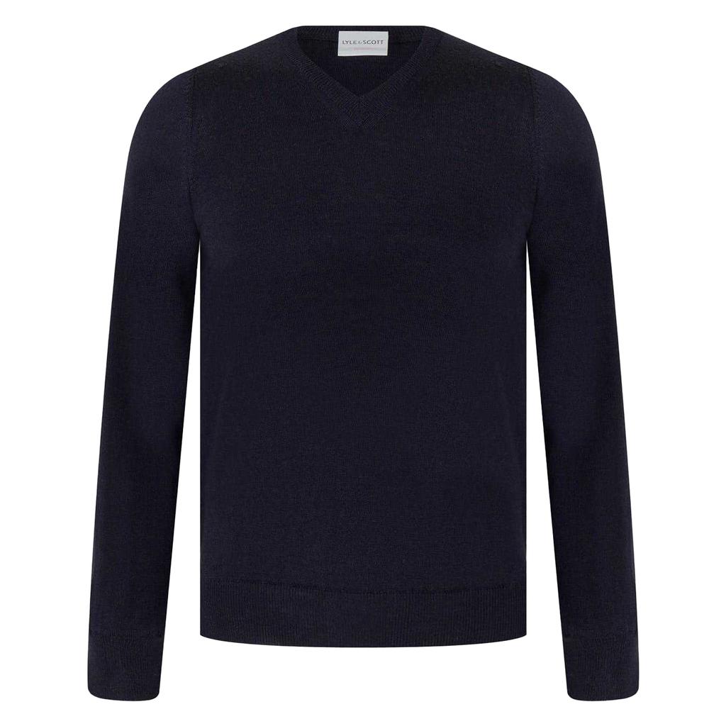 Lyle & Scott Mens Merrick Knitted V Neck Pullover