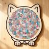 Yousheng 135Pcs/Set Cat Shaped Wooden Jigsaw Puzzle Focus Logic Training Wood Puzzle Game Educational Difficult Puzzle Toy Decoration Cat Lovers Gift