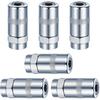 6PCS Car Grease Gun Nozzle Tip, 1/8" NPT Metal Grease Gun Coupler, Grease Gun Tip Replacement for M18 Cordless 2-Speed Grease Gun and M12 Cordless