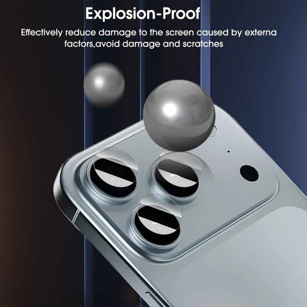 3PCS Full Coverage Camera Lens Soft Nano-Glass For iPhone 17 Pro Max 17 Air Anti-scratch Lens Protective Film For iPhone 17 Pro