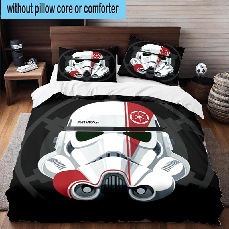 3pcs Space Wars 3pcs Bedding,Including 3pcs Duvet Cover And 2pcs Pillowcases Perfect for Christmas,Ideal for Bedroom, Dormitory