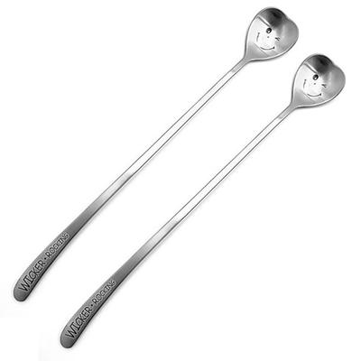 Длинные ложки Winker из нержавеющей стали, 2 шт., популярная корейская посуда.