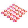 25pcs Heart Shaped Cute LED Christmas Brooches Pin Badge for DIY Craft Clothing Decor Party Favors