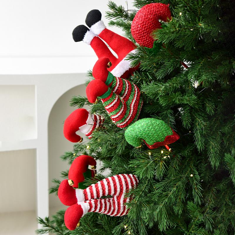 Christmas Decoration Festival Tree Pendant Creative Shiny Christmas Elf Gift