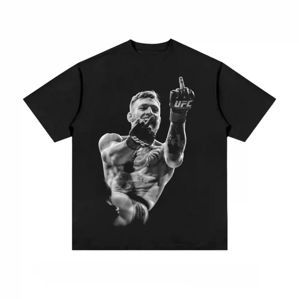UFC Star Printed Cotton Tee 2026 New Y2k Fashion Style Unisex Unisex Unisex Casual Summer Streetwear Short Sleeve Tops