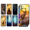 For Samsung Galaxy A02s A12 A31 A41 A32 4G A71 A21s A51 A52 A72 A53 A52s 5G A22 Deer Hunting Camo Cellphone Cases Phone Funda
