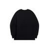 Li Ning X OG Slick Letter Print Pullover Crewneck Sweatshirt Unisex sweatshirt Black AWDT727-1
