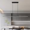 Pendant Lights Restaurant Minimalist Office Dining Room Decor Long Bar Chandeliers Kitchen Lamps Modern Nordic LED Lights