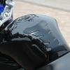 Cool Carbon Fishbone Shape Fiber Motorcycle Tank Pad Sticker Car Decoration