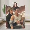 Connor Storrie as Ilya Rozanov Vintage Bootleg Blanket Warm Throw Blanket for Kids Adults Winter Home Sofa Travel Bedspread