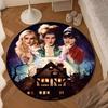 Hocus Halloween Night Round mat, Anti-slip Circle Carpet Chair rug For livingroom,Bedroom, doormat home decor Gift Christmas Gifts