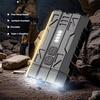 High-brightness pocket dual-mode outdoor flashlight, EDC flashlight, Type-C rechargeable, dual-switch spotlight and floodlight (1 piece)