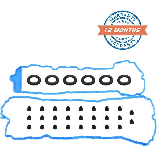 Engine Valve Cover Gasket Set Compatible With Buick Cadillac Chevy GMC Vehicle 2008-2017 Lacrosse Enclave, CTS XTS STS ATS, Impala Traverse Equinox