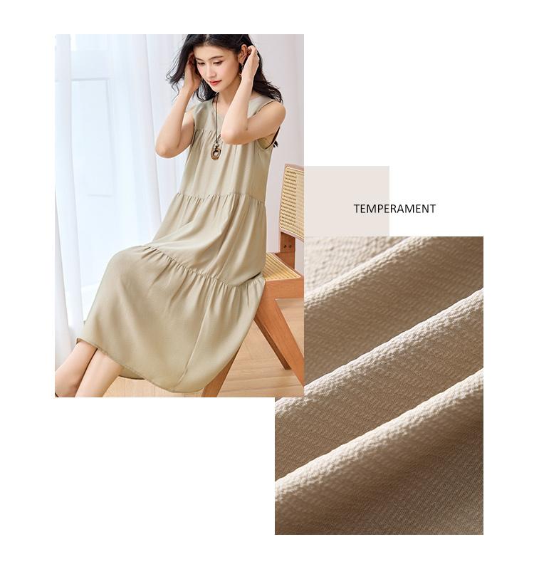 100% Pure Silk Mulberry Silk Summer Dress