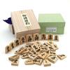 Yamagata Tendo Shogi Specially Dynamic Ryoko Paulownia Wood Box Pieces, Boxwood, Carved, Font,