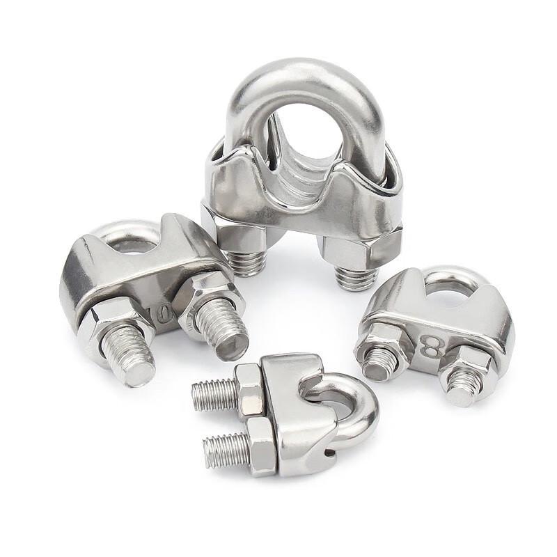 Bingyu BY-3571 304 Stainless Steel Wire Rope U-Clips