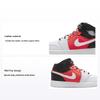 Детские кроссовки Air 1 Mid SE GS White Infrared Black Infrared-23 FB4417-016