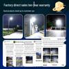Solar Motion Sensor Wall Lamp for Outdoor Garage and Courtyard