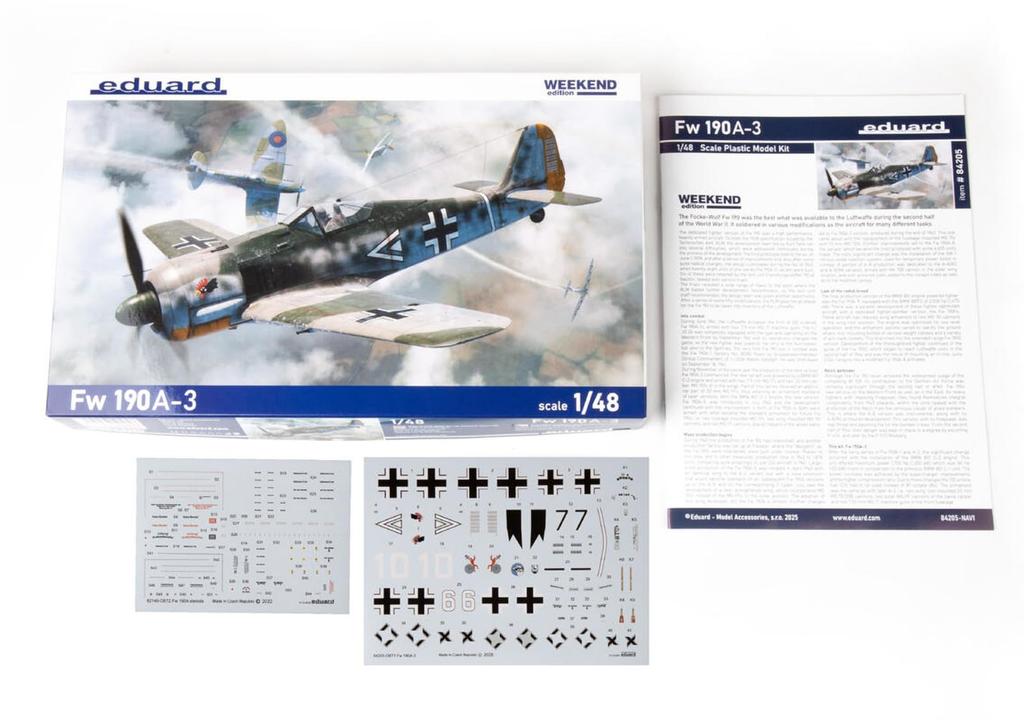 eduard Пластиковая модель Weekend Edition EDU84205 1/48 Fw190A-3 (Самолет)