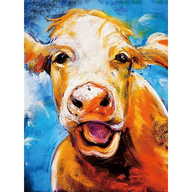 5D Алмазная вышивка Распродажа Корова Вышивка крестиком Алмазная картина Животные Квадратная полная дрель Рукоделие Украшение дома